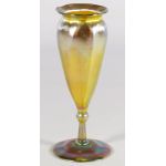 Louis Comfort Tiffany Gold Aurene Vase