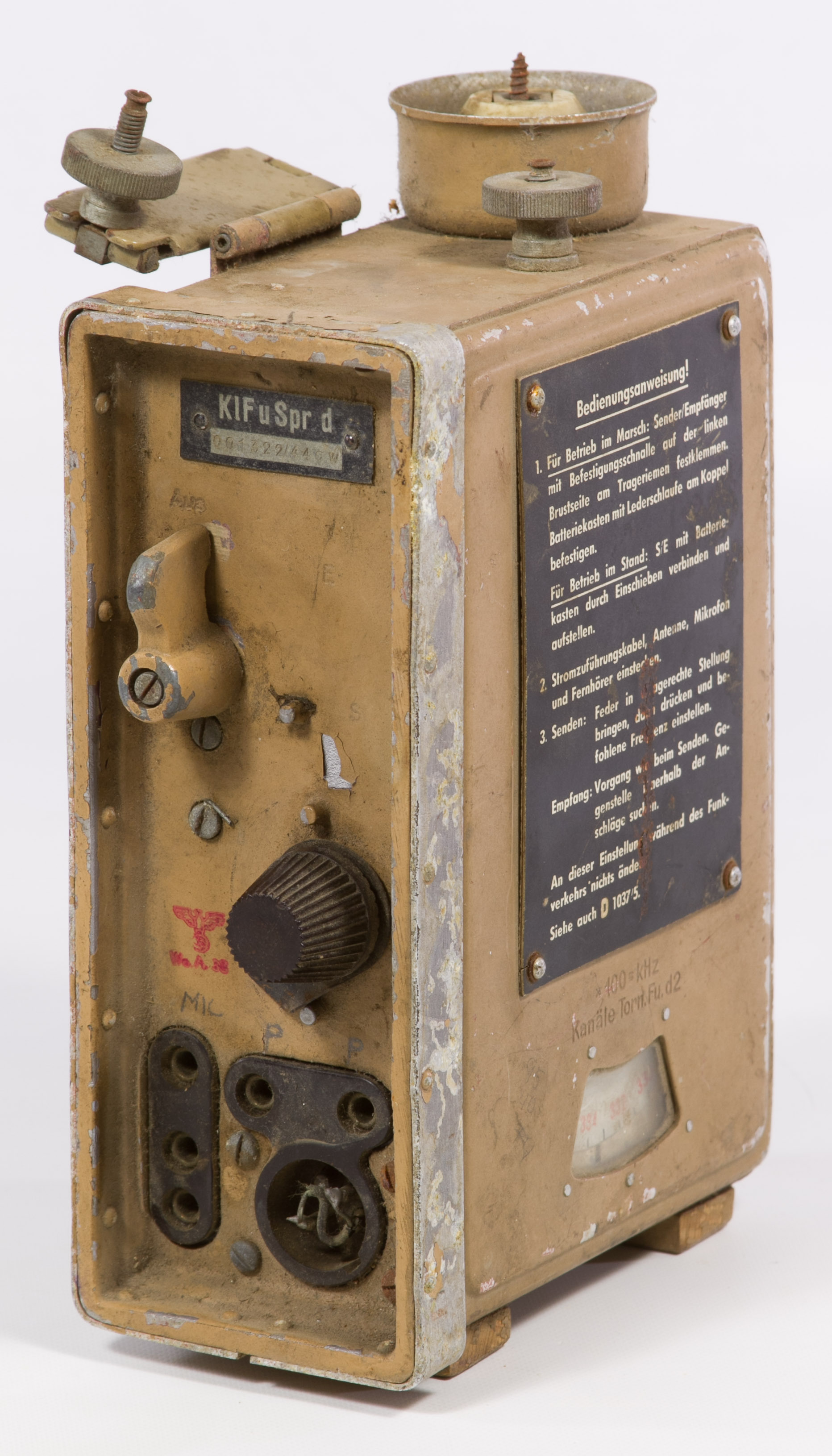 Lot 496: World War II German Nazi Field Radio Part | Leonard Auction