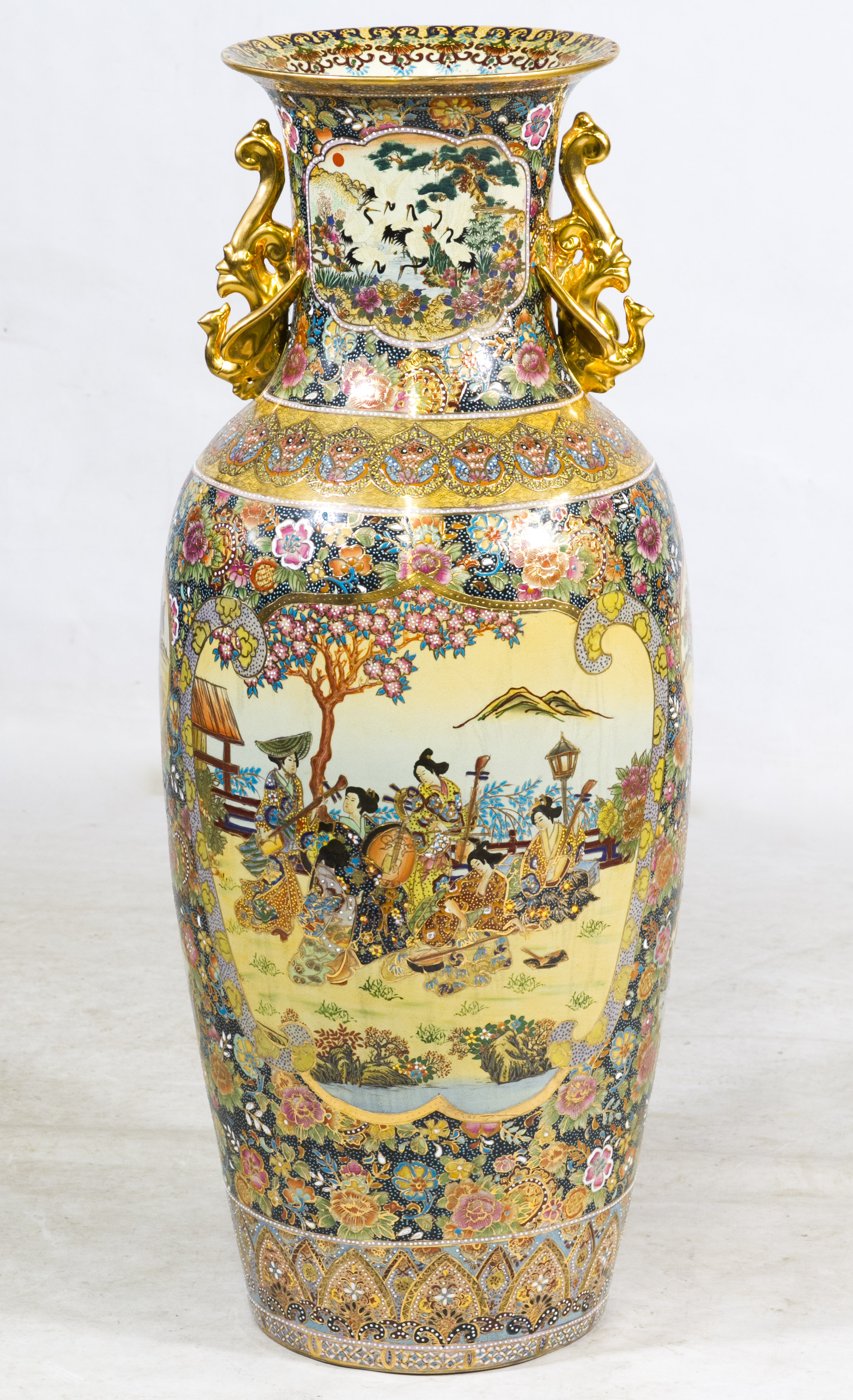 Asian Floor Vase Leonard Auction