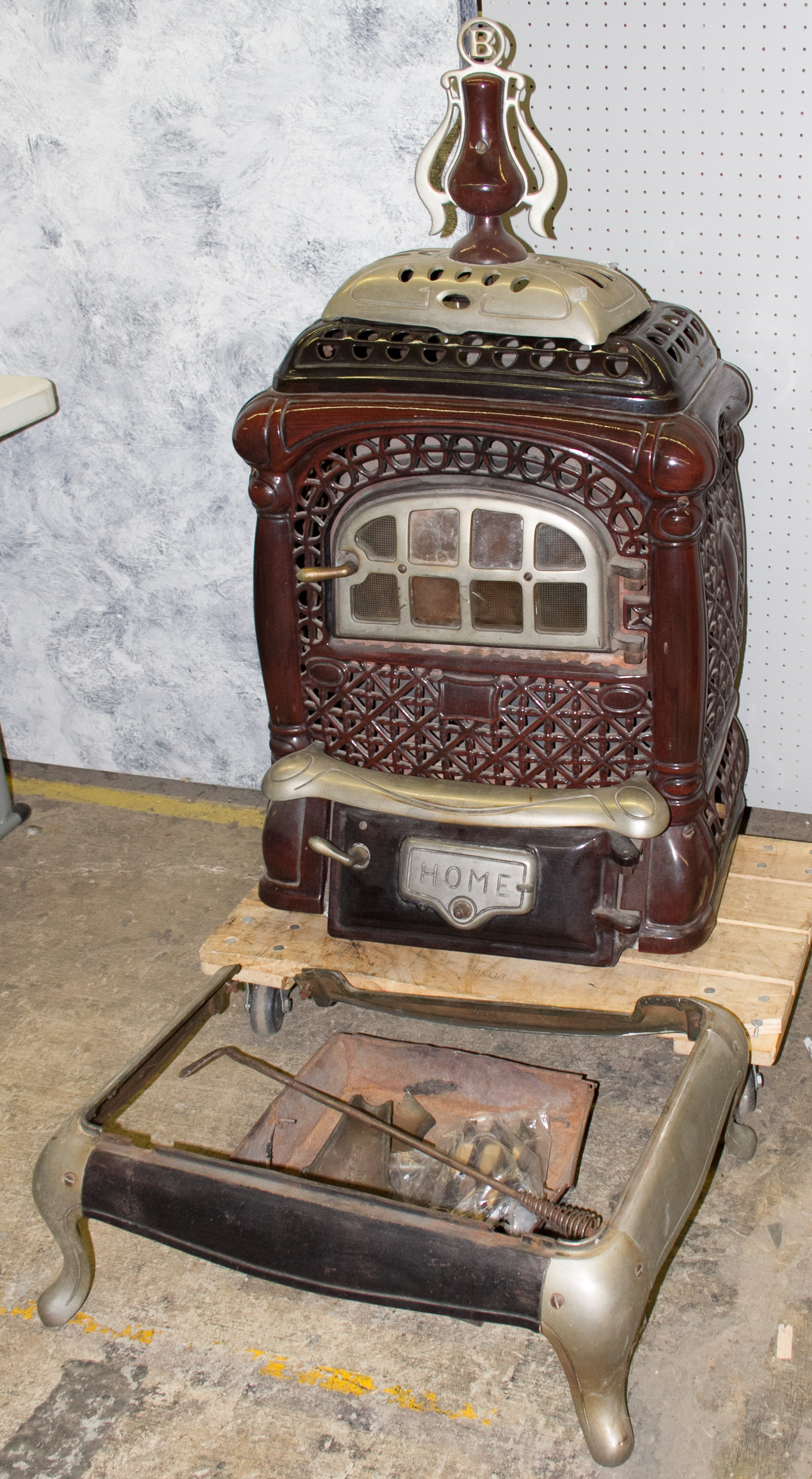 Home Brand Wood Burning Stove Leonard Auction