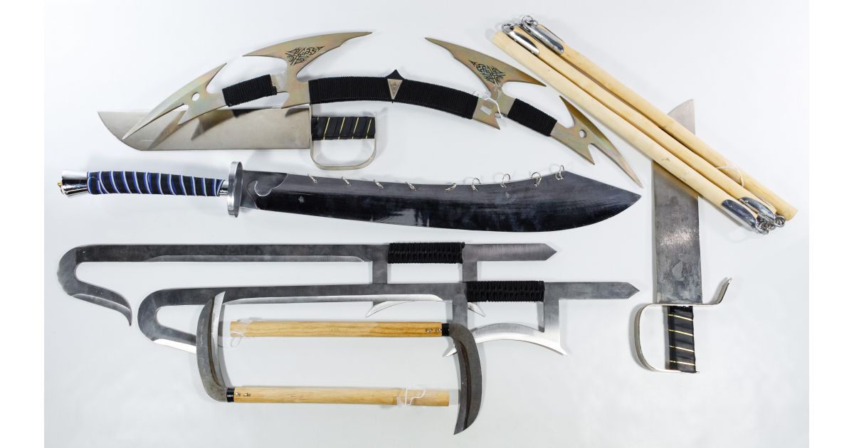 Lot 837 Asian Martial Arts Training Gear Assortment