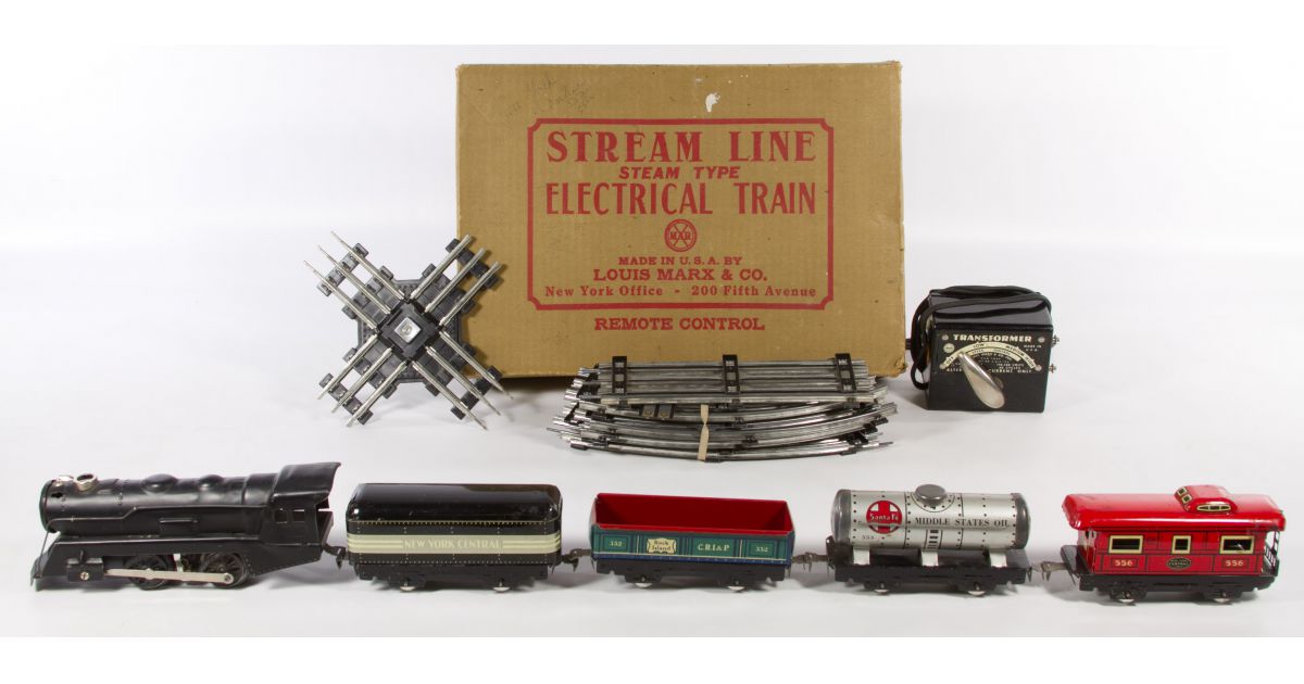 louis marx & co train set