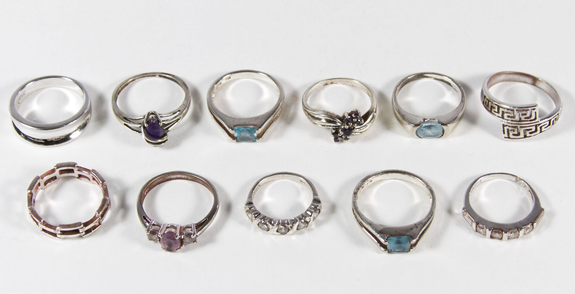 Lot 430: Sterling Silver Ring Assortment | Leonard Auction Sale #202