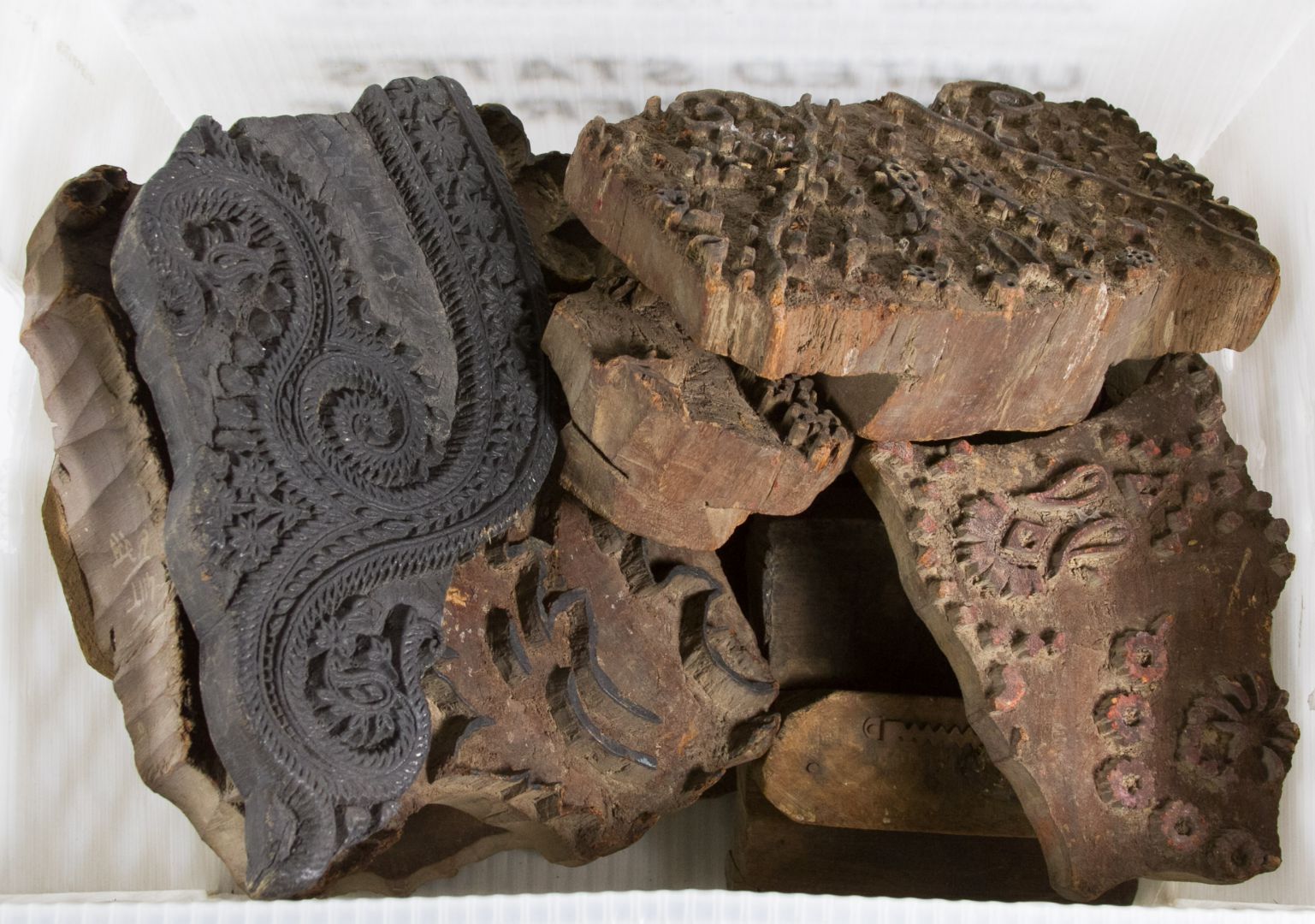 Lot 747 Hand Carved Wallpaper Stamps Leonard Auction Sale 209