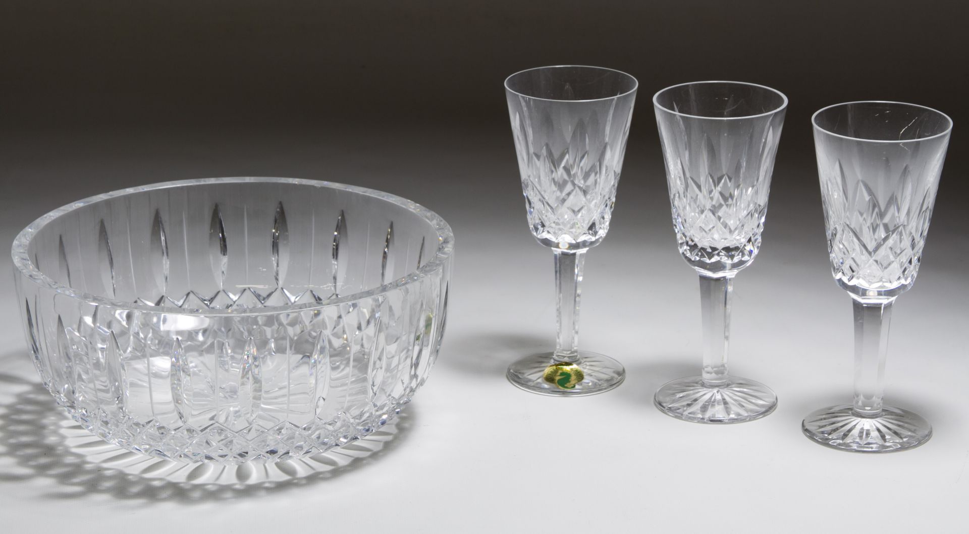 Lot 380 Waterford Crystal "Lismore" Cordials Leonard Auction Sale 210