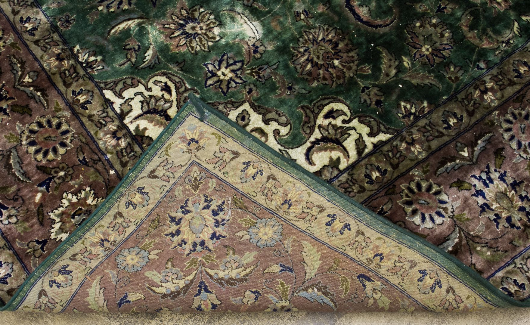 Lot 165 Persian Style Rayon Rug Leonard Auction Sale 212