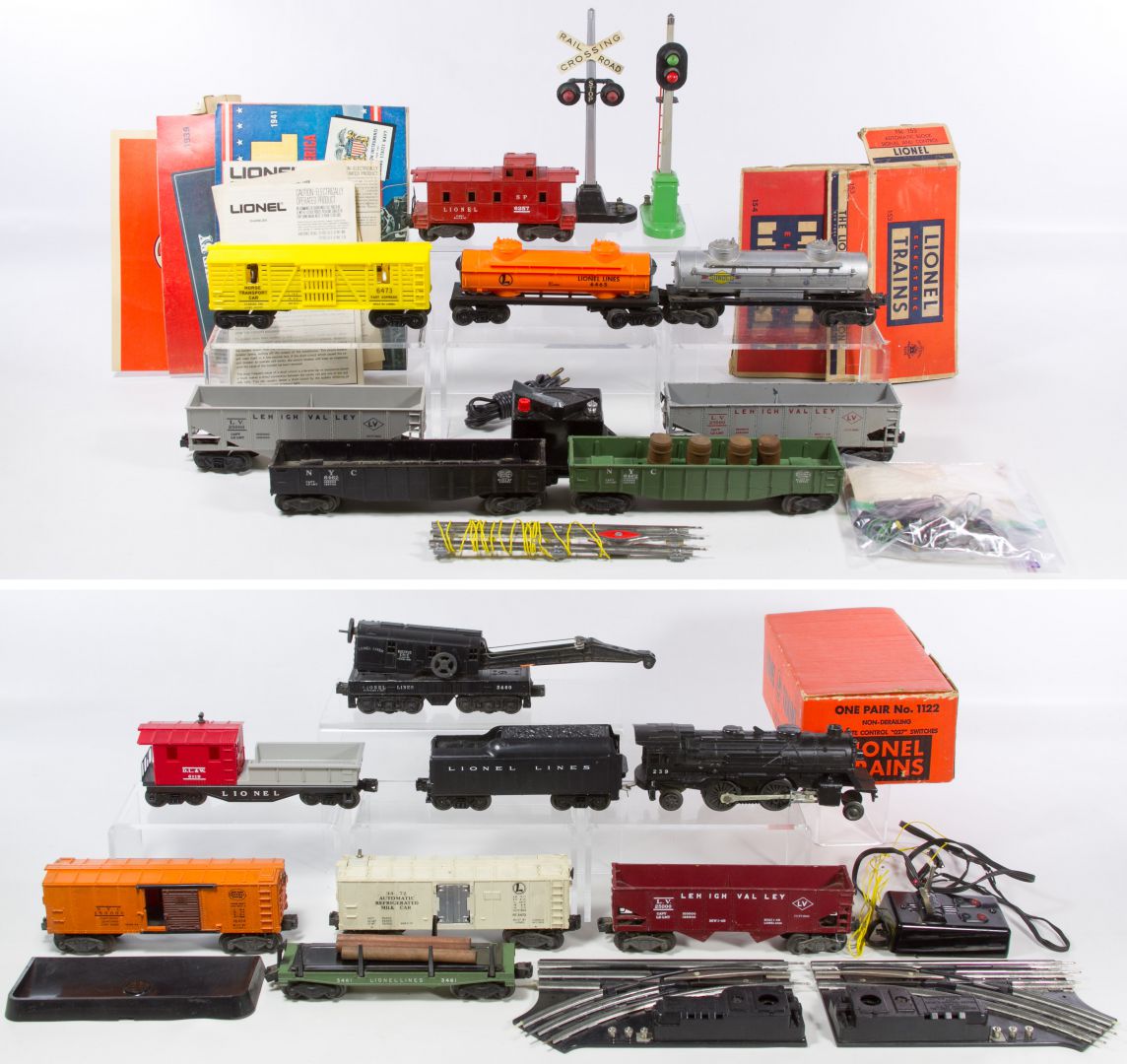 Lot 180 Lionel Model OGauge Toy Train Assortment Leonard Auction