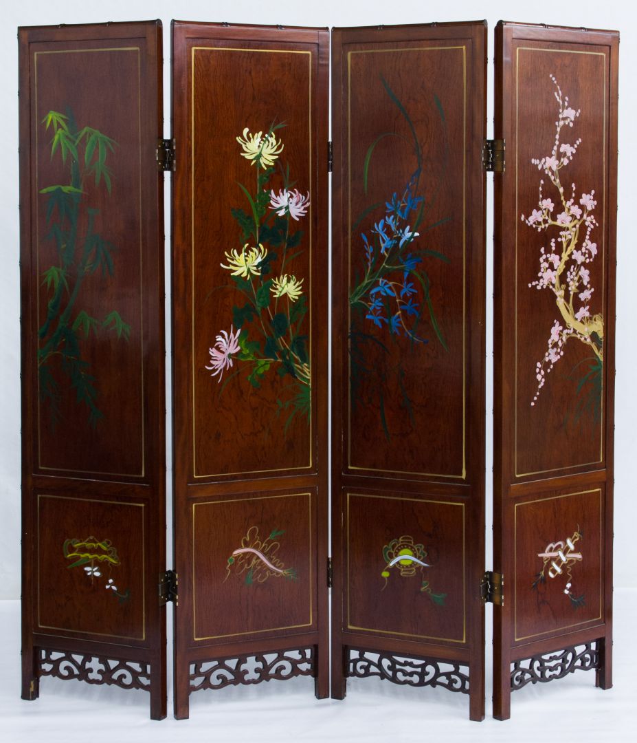 Lot 74 Asian Folding Screen Leonard Auction Sale 212