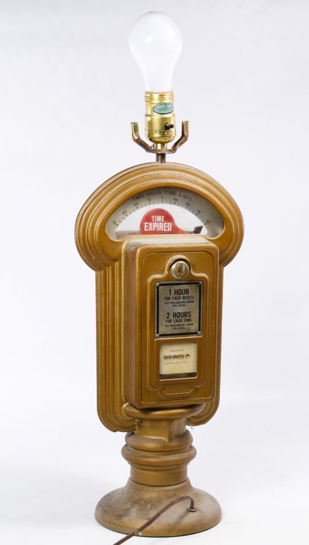 Lot 572 Parking Meter Table Lamp by Duncan Industries Leonard