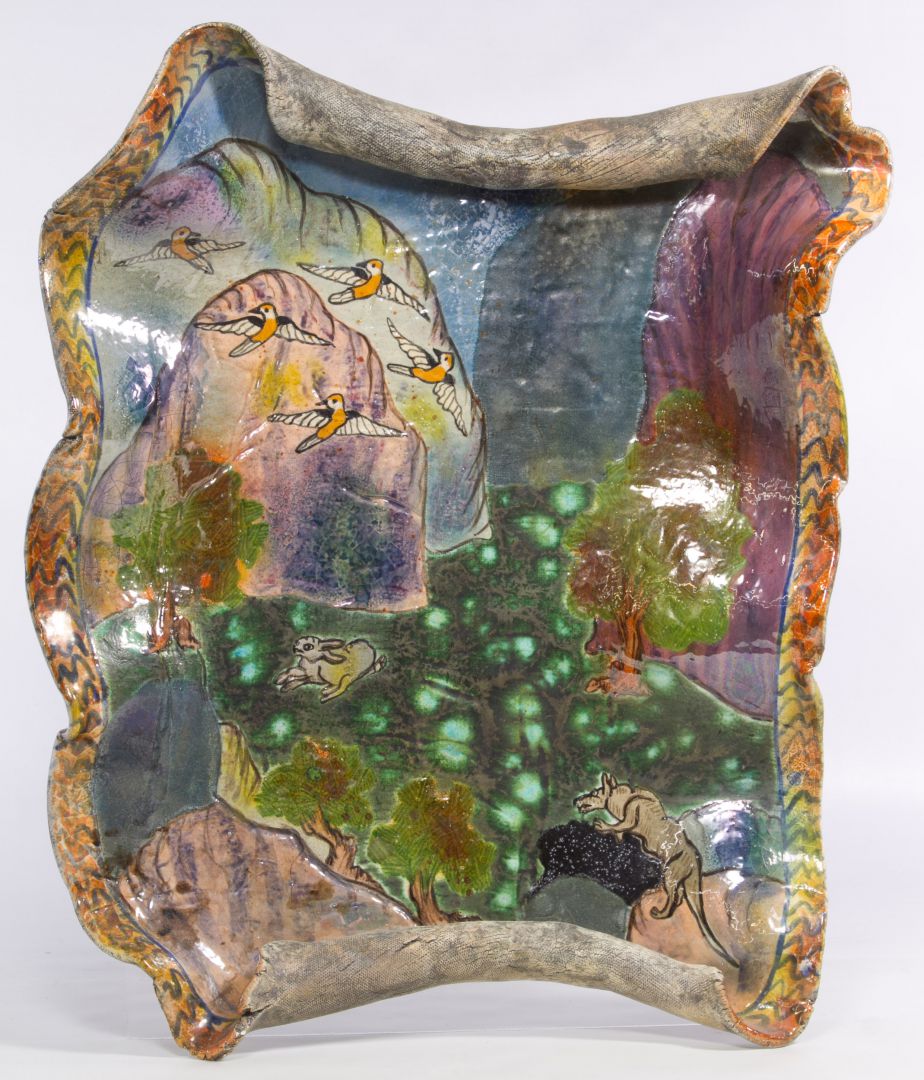 Lot 673: Ceramic Wall Art | Leonard Auction Sale #195