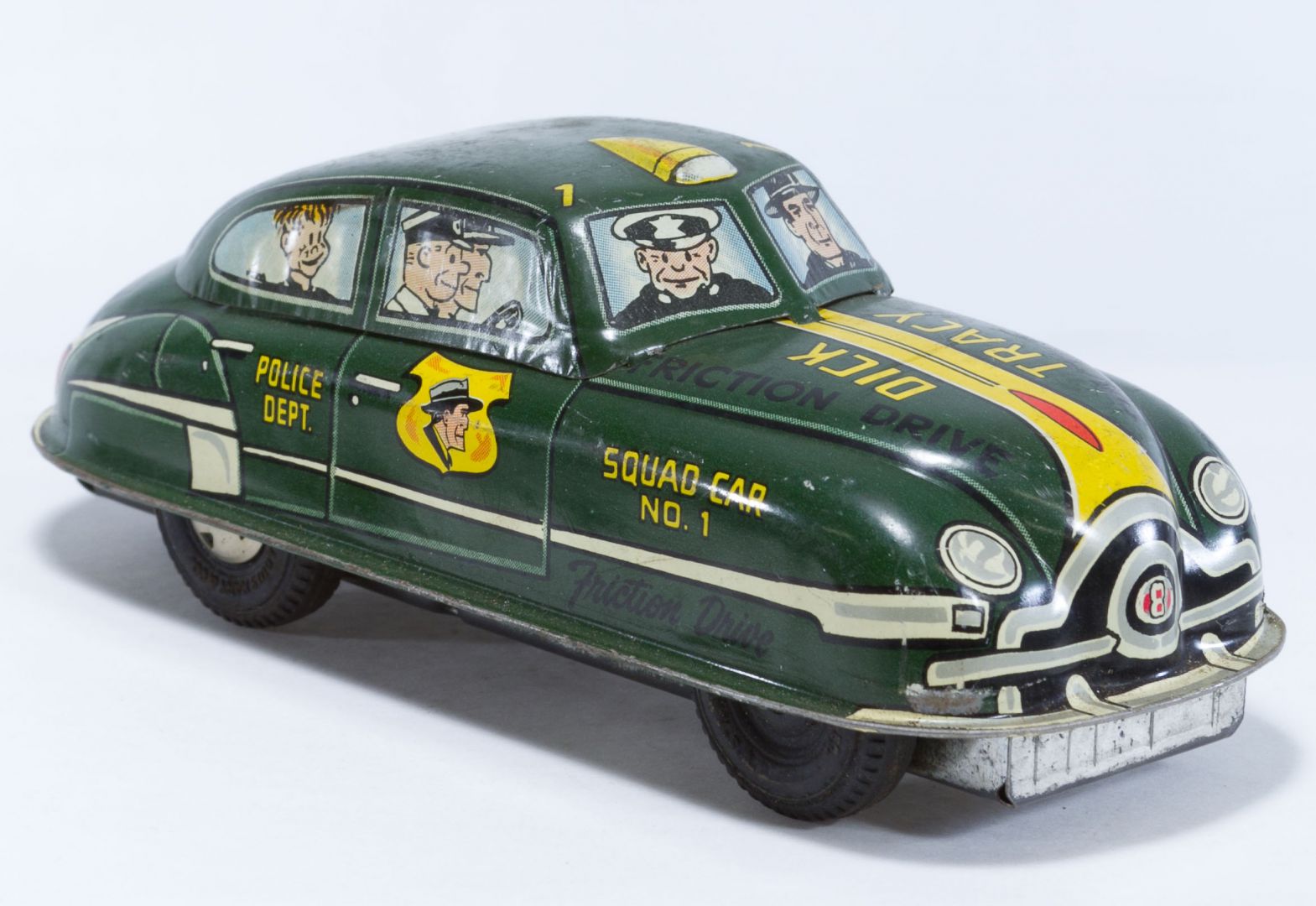 dick tracy car tin Dick tracy car tin
