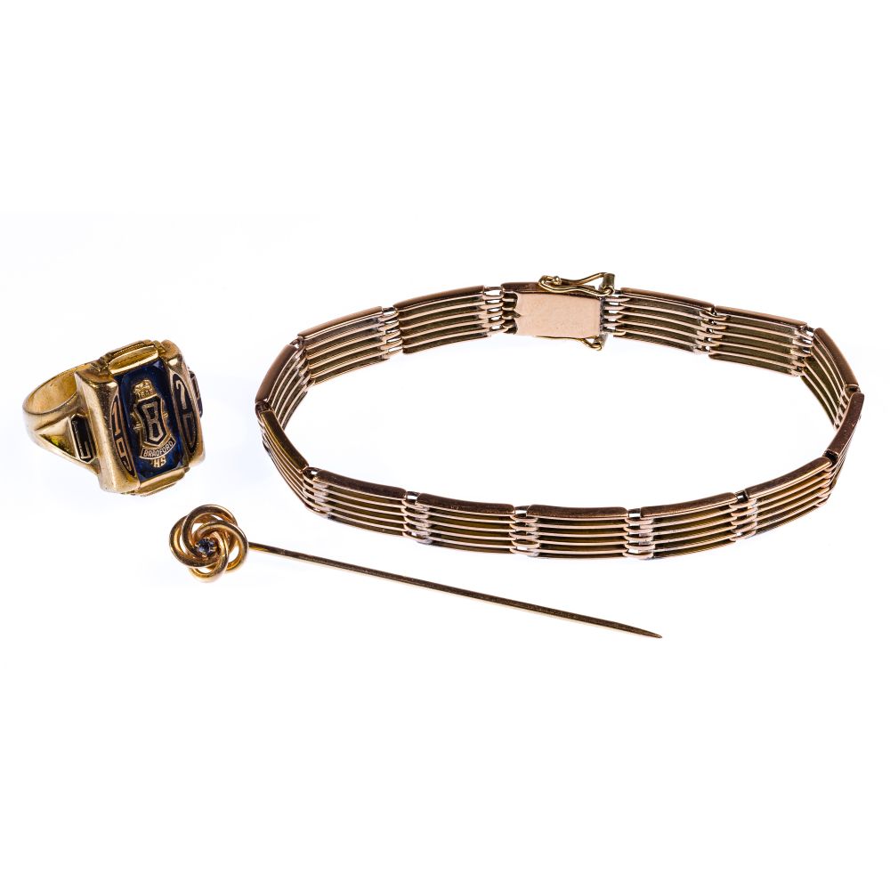 10k Yellow Gold And 9k Yellow Gold Jewelry Leonard Auction