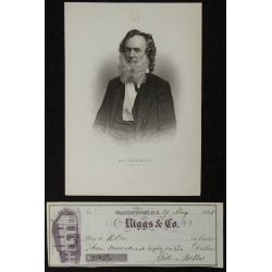 Gideon Welles, Secretary of the Navy under Abraham Lincoln, Signed Check