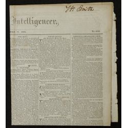 Washington Daily National Intelligence Newspaper and Boston Daily American Statesman Newspaper