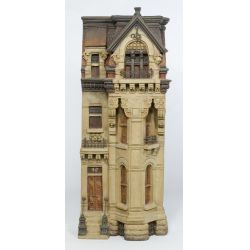 Zani Jacobsen (20th C.) Plaster Relief of Chicago - Victorian House