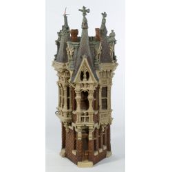 Zani Jacobsen (20th C.) Plaster Relief of Chicago - Victorian House