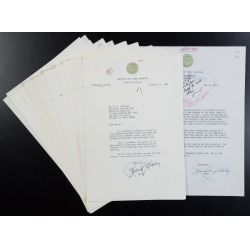 (16) Richard J. Daley, Chicago Mayor, Signed Letters - 1958-1966