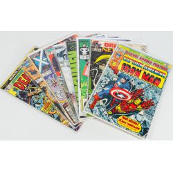 (8) Early Marvel Comic Books with D.C. No. Issue of "Watchmen"