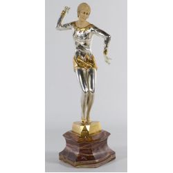 (After) Ferdinand Preiss (German, 1882-1943) Bronze and Composite Figure
