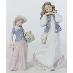 Lladro #6401 "Dreams of Summer Past" & #6489 "Tailor Made" Retired