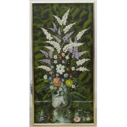 Ludwig Sohler (German, 1907-1998) "Floral Enchanting" Oil on Canvas