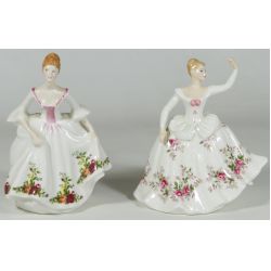 Royal Doulton HN 3221 "Country Rose" and HN 2702 "Shirley" Figurines