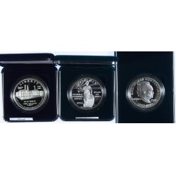 2006 $1 San Francisco Old Mint, 1996 $1 National Community Service, 1990 $1 Eisenhower Centennial
