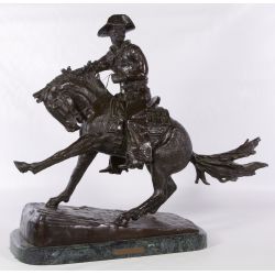 (After) Frederic Remington (American, 1861-1909) "The Cowboy" Statue