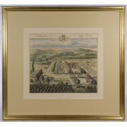 Johannes Kip (Dutch, 1653-1722) "Toddington The Seat of the Lord Tracy" Engraving