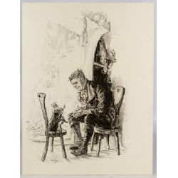 John Rea Neill (American, 1877-1943) "Darby OGill" India Ink on Illustration Board