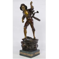 (After) Virgile Morey "Tempest" Recast of a Tiffany & Co. Bronze Statue