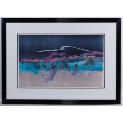Janet ONeal (American, 20th Century) "Sea Plains" Lithograph