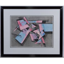 Janet ONeal (American, 20th Century) "A Space Apart" Lithograph