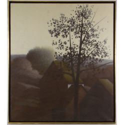 Robert Kipniss (American, b.1931) "Early Light" Oil on Canvas