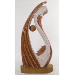 Alvin K. Marshall (American, 20th Century) "Eagle on Navajo" Alabaster Sculpture