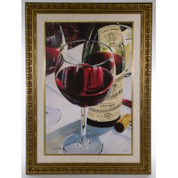 Victor Ostrovsky (Canadian/Israeli 20th Century) "Beaujolais" Giclee on Canvas