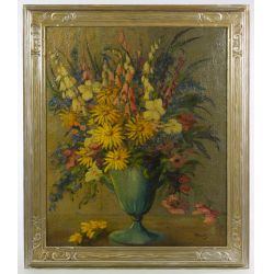 Gerald Frank (American, 1888-1962) "Still Life" Oil on Canvas