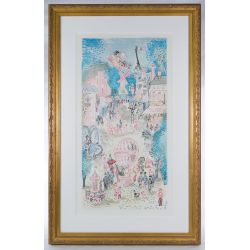 Charles Cobelle (French, 1902-1994) "Casino in Paris" Lithograph