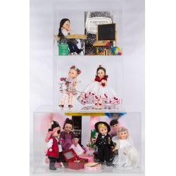Madame Alexander Mardi Gras, School, and Valentine 8-inch Doll Display Assortment