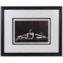 (After) Rockwell Kent (American, 1882-1971) "The Lovers" Woodblock Print