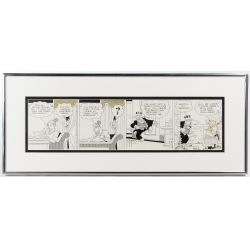 George McManus (American, 1882-1954) "Bringing Up Father" Ink on Paper Comic Strip Drawing
