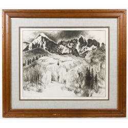 Gene Kloss (American, 1903-1996) "Where Ruby Silver is Found" Etching