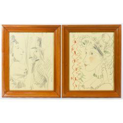 (In the Style of) Picasso, Matisse and Kandinsky Sketches and Prints