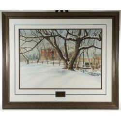 James Werline (American, 20th Century) "Graue Mill" Watercolor