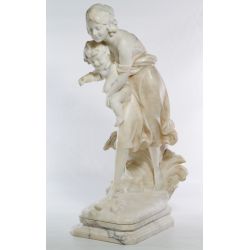 (After) Prof. G. Bessi (Italian, 1857-1922) Carved Marble Statue