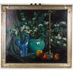 George Charney (American, 1907-1997) "Still Life" Oil on Canvas