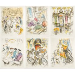 Ira Moskowitz (Polish / American, 1912-2001) "Torah I" Partial Folio