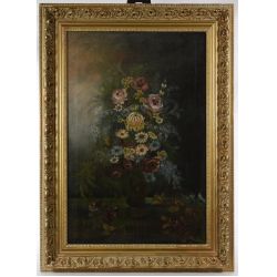 European School (Early 20th Century) Still Life Oil on Canvas