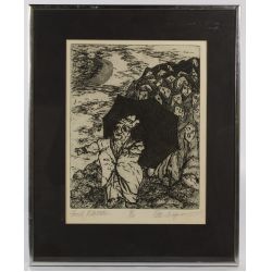 Peter Wagner (American, 20th Century) "Foots Liberation" Etching