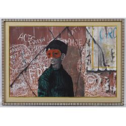 Sidney G. Rafilson (American, 1927-1992) "West Side Story" Oil on Board